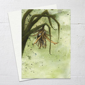 CASE MOTH HOUSE Greetings Card (C08)