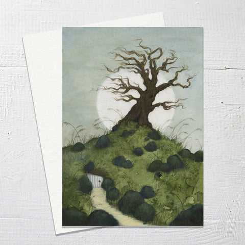 UNDER THE OLD TREE Greetings Card (C40)